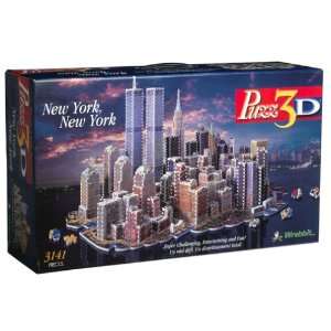  3D NYC New York City Skyline Puzzle 3000pc Toys & Games