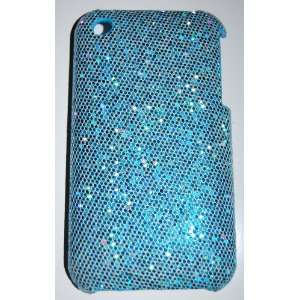  KingCase iPhone 3G & 3GS   Hard Case   Sparkles   Sky Blue 