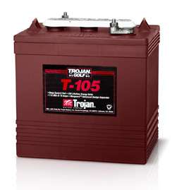 105 6V Deep Cycle Battery golf cart, skyjack, snorkel  