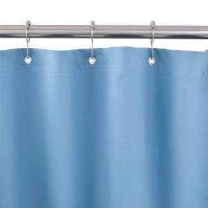    Cotton Duck Cloth Shower Curtain   Blue   68 x 72