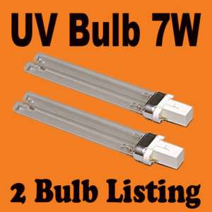 2pcs 7 Watt UV Germici UVC Lamp/Light Bulb G23 2pin 7W  