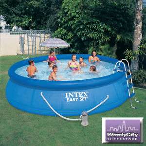 Intex 15 x 42 Easy Set Above Ground Swimming Pool +Pump 0 78257 39839 