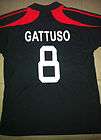 Shirt Men AC Milan Gattuso Jersey Size M New  