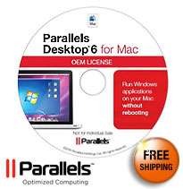 Parallels Desktop 6 for Mac 1 User for System Builders   OEM