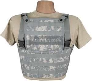 ACU Digital Camouflage Military MOLLE II Load Carrier Tactical Vest 