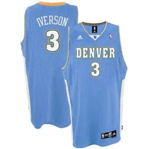   Blue adidas NBA Light Swingman Denver Nuggets Youth Jersey   Small (8