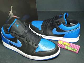 Nike Air Jordan I 1 Phat Low Black Blue US11  