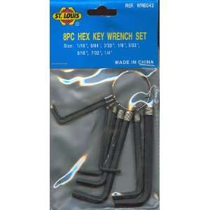  8 Piece Hex Key Allen Wrench Set