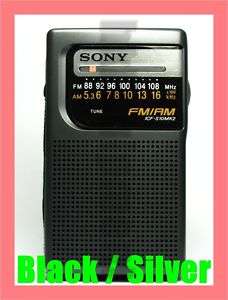 Sony ICF S10MK2 Pocket FM/AM Speaker Radio Receiver  