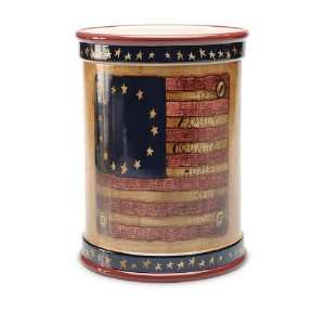  Wastebasket Americana by Linda Spivey