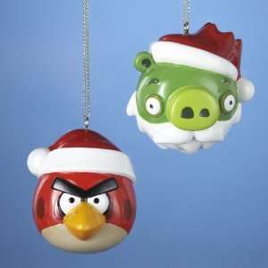  Club Pack of 24 Angry Birds Red Bird and Green King Pig 