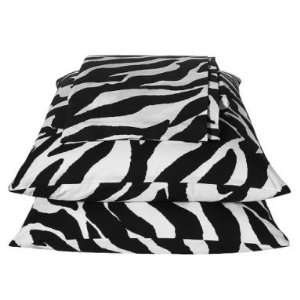  Animal Safari Print Zebra Queen Waterbed Flex Fit Sheet Set 