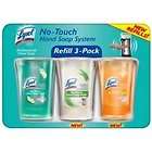 Lysol No Touch Refill Hand Soap 3 Pack Antibacterial