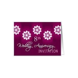  8th wedding anniversary invitation Card Health & Personal 