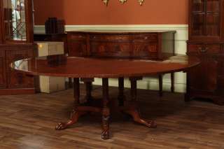 Antique Mahogany Dining Table by Hickory Chair Company  