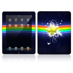 Apple iPad 1st Gen Skin Decal Sticker   Rainbow Stars 