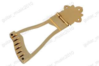 GOLD VINTAGE TRAPEZE TAILPIECE FOR ARCHTOP GUITAR  