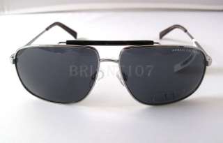 New ARMANI EXCHANGE Mens Sunglasses AX181/S + Pouch Black/Black $90 