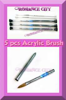 pcs Dual Use Acrylic & Gel Nail Art Brush Tips N165  