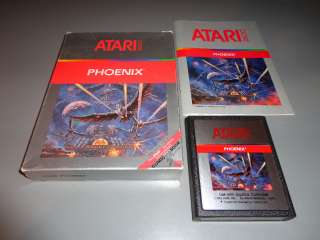 Phoenix Complete Atari 2600 Game Box Manual  