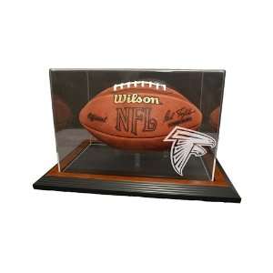  Atlanta Falcons Football Display Case with Classic Wood 