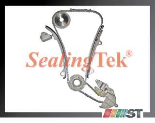 2002 06 Nissan QR25DE 2.5L Engine Timing Chain Gear Kit Set components 