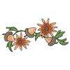 Viking 1+/Rose Embroidery Machine Card FALL FLORAL  