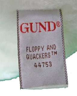 Gund Floppy & Quackers Stuffed Rabbit Bunny Duck Plush  