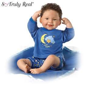  Lifelike Poseable Baby Boy Doll Night Night Kisses by 