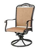 Beachmont Patio Chair, Outdoor Swivel Dining Chair