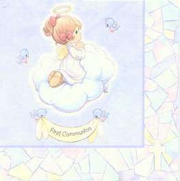   MOMENTS First Communion LARGE NAPKINS ~ Religous Baby Party Supplies