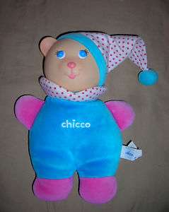   COLOR GOODNIGHT BEAR with LIGHT and MUSIC CRIB TOY ***RARE ****  