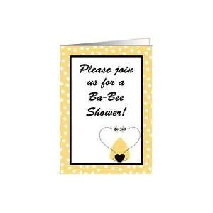  Baby Shower Invitation, Buzzing Honey Bumble Bees, Hive 