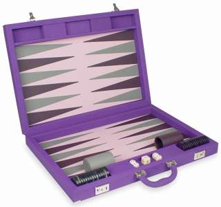 Dal Negro Violet Tournament Backgammon Set  