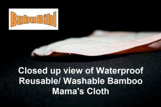 Waterproof Bamboo Mamas Cloth/Menstrual Pads/Liner  