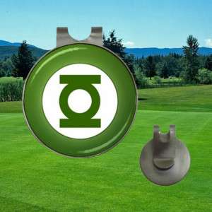 GREEN LANTERN Superhero Golf Ball Marker Hat Clip Gift  