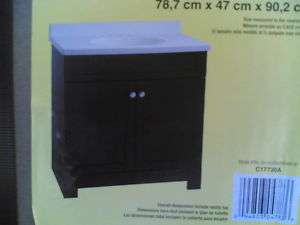 NIB ~ Nice Bathroom VANITY CABINET & SINK (30W x 19D)  