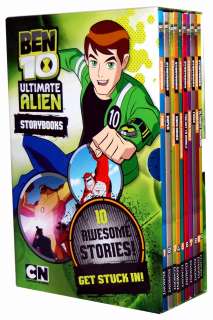 Ben 10 Ultimate Alien Collection 10 Story Books Box Gift Set Pack New 