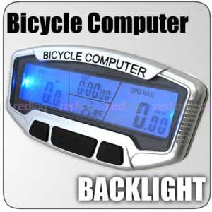 Bike Bicycle Computer LCD Odometer Speedometer SD558A  