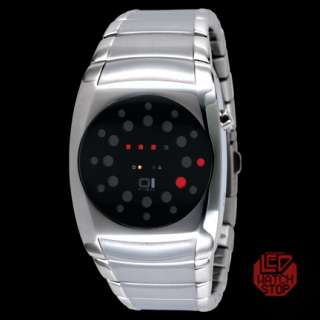 01 THE ONE LIGHTMARE / SS   Cool LED Binary Watch  