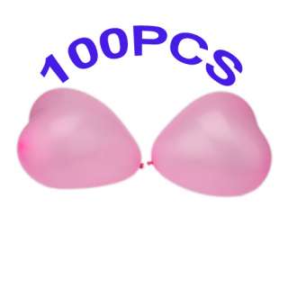 100pcs Pink Heart Shape 12 Wedding Party Balloons  