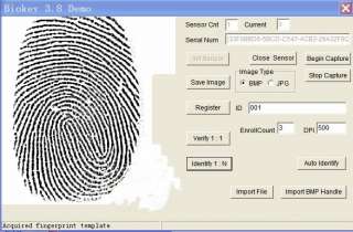 Digital Persona Fingerprint Reader USB Biometric Fingerprint Scanner 