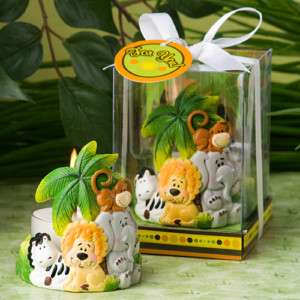 Baby Shower or Birthday Candle Favor Jungle Safari  