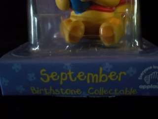 BIRTHSTONE FIGURINE FOR THE MONTH OF SEPTEMBER WITH SEPTEMBER 