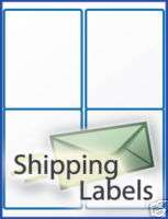 Blank Labels 400 White Glossy Inkjet Labels 100 Sheets  