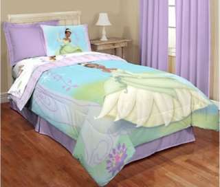 QUEEN SIZE Princess and the Frog comforter set/ bedding  
