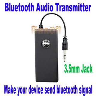 Bluetooth A2DP Audio Music Transmitter for All 3.5mm Jack HiFi Adapter 