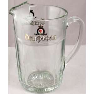  Vintage Dutch Barware Glass Beer Pitcher Oranjeboom 