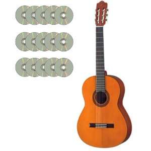   Classical Guitar, with 15 Guitar Lesson DVDs Musical Instruments