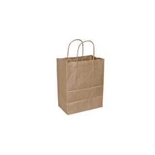 50/PK   KRAFT chimp Shopping Bags   with Handle  